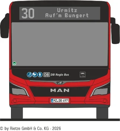 MAN Lions City 18C - DB Regio Bus Mitte - Linie 30 Urmitz