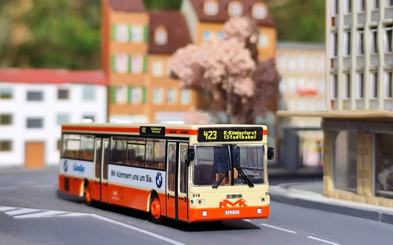 RVK MAN SL 202 - Sondermodell Linie 423 Köln Königsforst Wagen 519 (Werbung BMW Lindlar)