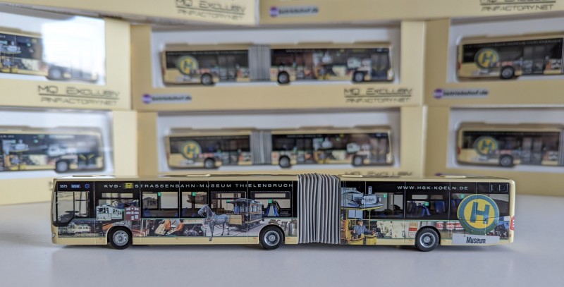 Rietze 69960-2 - WSW Exclusive model Straßenbahnmuseum - Route "Schwebebahnexpress"