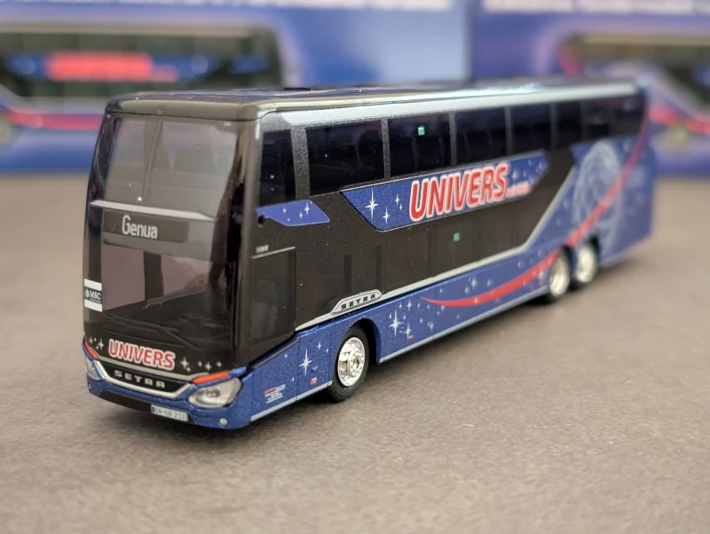 Univers Modellbus Setra S531DT - MSC Genua (B-Ware)